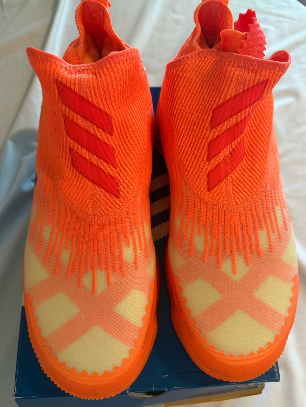 Miami Hurricanes Team-Issued Adidas Basketball Shoes – Orange – New/Never Worn